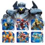 418PCS Sluban Building Blocks Educational Kids Toy Pacific Rim Transformer 6 Set – MULTI-A