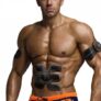 SHANDONG SD – 400 EMS Muscle Training Gear – Black and Orange US Plug