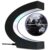 C Shape Magnetic Levitation Floating Globe World Map with LED Light Decoration for Home Office – BLACK