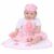 Shinehalo Realistic Reborn Baby Doll Soft Silicon Vinyl Limbs PP Cotton Body Lifelike Doll Adorable Reborn Kids Toys Children Cute Gift – PINK