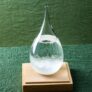 Creative Storm Glass Water Drop Weather Forecast Bottle – TRANSPARENT SMALL