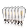 zanflare LED ST64 Filament Lamp Set of 6