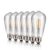 zanflare LED ST64 Filament Lamp Set of 6
