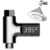 Affichage digital pour température douche LED Display Water Shower Thermometer – SILVER