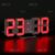 Red LED Digital Numbers Wall Clock with 3 levels Brightness Alarm Snooze Clock – RED