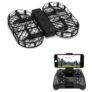 Dwi Dowellin D7 Foldable RC Drone WiFi Camera – BLACK 2MP CAMERA
