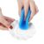 Brosse de nettoyage en silicone Multi-purpose Cleaning Brush Dish Kitchen Silicone Pad – BLUE