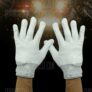 Paire de gants lumineux LED Glowing Gloves Battery Powered – WHITE