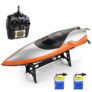 Bateau télécommandé helifar H106 RC Racing Boat – ORANGE