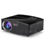 Vidéo Projecteur VIVIBRIGHT GP80 LED 1800 Lumens HD Portable Projector – NATURAL BLACK UK PLUG