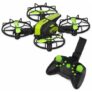 X1 Altitude Hold Headless Mode 360-degree Flip FPV RC Drone – GREEN YELLOW 0.3MP CAMERA