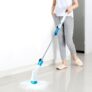 Nettoyeur de sol sans fil HESSION Cordless Spin Mop Scrubber – BLUE EU PLUG