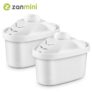 zanmini Pulling-style Replacement Pitcher Water Filter Set of 2 – WHITE