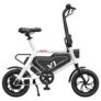 HIMO V1 Folding Bike Moped Electric Bike from Xiaomi Youpin E-bike – WHITE & Orange