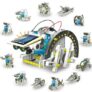 13 in 1 Kids DIY Assembled Solar Robot Toys – WHITE