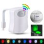 8 Color Toilet Induction Lamp Mounted Light – White