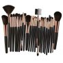 Professional Fiber Makeup Brushes Collection 25pcs