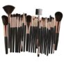 Professional Fiber Makeup Brushes Collection 25pcs