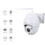 Caméra motorisée FLOUREON 1080P Wifi 2.7-13.5mm H.264 Wireless CCTV Security Pan/Tilt 5X ZOOM IR-CUT SD Card Slot PTZ Night Vision IP Camera EU – WHITE