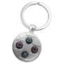 Gamepad Style Key Chain Collection Gift Key Ring – SILVER
