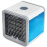 Mini ventilateur USB Mini Fan Colorful Lamp Portable Air Conditioner – WHITE