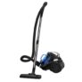 Eyugle VC-1409 Bagless Canister Vacuum Cleaner Upright Lightweight Corded 15Kpa Suction Vacuum HEPA Filter for Pet Fur Hard Floor Carpet – BLACK EU