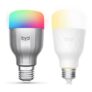 Yeelight LED Smart Bulb Dual-color Temperature / RGBW Lamp 2PCS – MULTI
