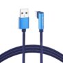 Gocomma Type-C Jeans Braided 2A USB Cable 1m – COBALT BLUE