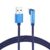 Gocomma Type-C Jeans Braided 2A USB Cable 1m – COBALT BLUE