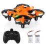 helifar H803 Mini Drone With Infrared Collision Avoidance – ORANGE