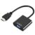 Gocomma 1080P HDMI Male to VGA Female Video Converter Adapter – Black