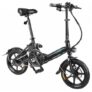 FIIDO D3 Mini Aluminum Alloy Smart Folding Electric Bike – Black EU Plug + 7.8Ah battey