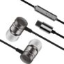Universal Wired Type-C Plug Earphone In-ear Earbuds – GRAY