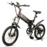 Samebike 20ZANCHE 250W 10Ah Battery Smart Folding Electric Bike