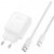Original HUAWEI Supercharger Power Adapter EU Plug + Type-C Charging Data Cable Set