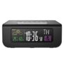 Digital Color Screen Alarm Clock FM Radio for Sleep Timing – BLACK