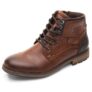 XPER Men Comfortable Lace-up Classic High-top Boots