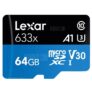 Lexar 633X Micro SDHC Memory Card Storage Card – MULTI-A 64GB