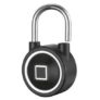Bluetooth Fingerprint Password Padlock – BLACK