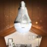 Panoramic View Wi-Fi IP Bulb Security Camera