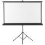 Excelvan 100 inch Portable Pull Up Projector Screen – BLACK