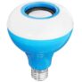 Smart Bluetooth Music Light Bulb Led Colorful Bluetooth Speaker Light Bulb E27 Wireless With Remote Control Audio Bulb Light – WHITE