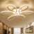 Home Flowers LED Ceiling Bedroom Modern Minimalist Living Room Creative Hotel Study Lamp – White White Light 91cm