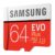 Samsung Ultra Class10 Micro SDHC UHS-1 Professional Memory Card 64Go