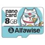 Alfawise Carte Micro SD à Haute Capacité à Haute Vitesse 64Go – MULTI TURQUOISE FONCé 8GO