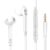 Gocomma G07 Half-in-ear Noodle Earphone with Wire Volume Control Mic 3.5mm