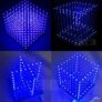 DIY Electronic LED Cube 3D Light Square – BLUE