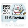 Alfawise Carte Micro SD à Haute Capacité à Haute Vitesse 64Go – MULTI BLEU CIEL 256GO