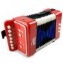 MA102 7 Keys Accordion – LAVA RED REGULAR