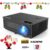 Excelvan M5 1080P Full HD Projector – BLACK EU PLUG